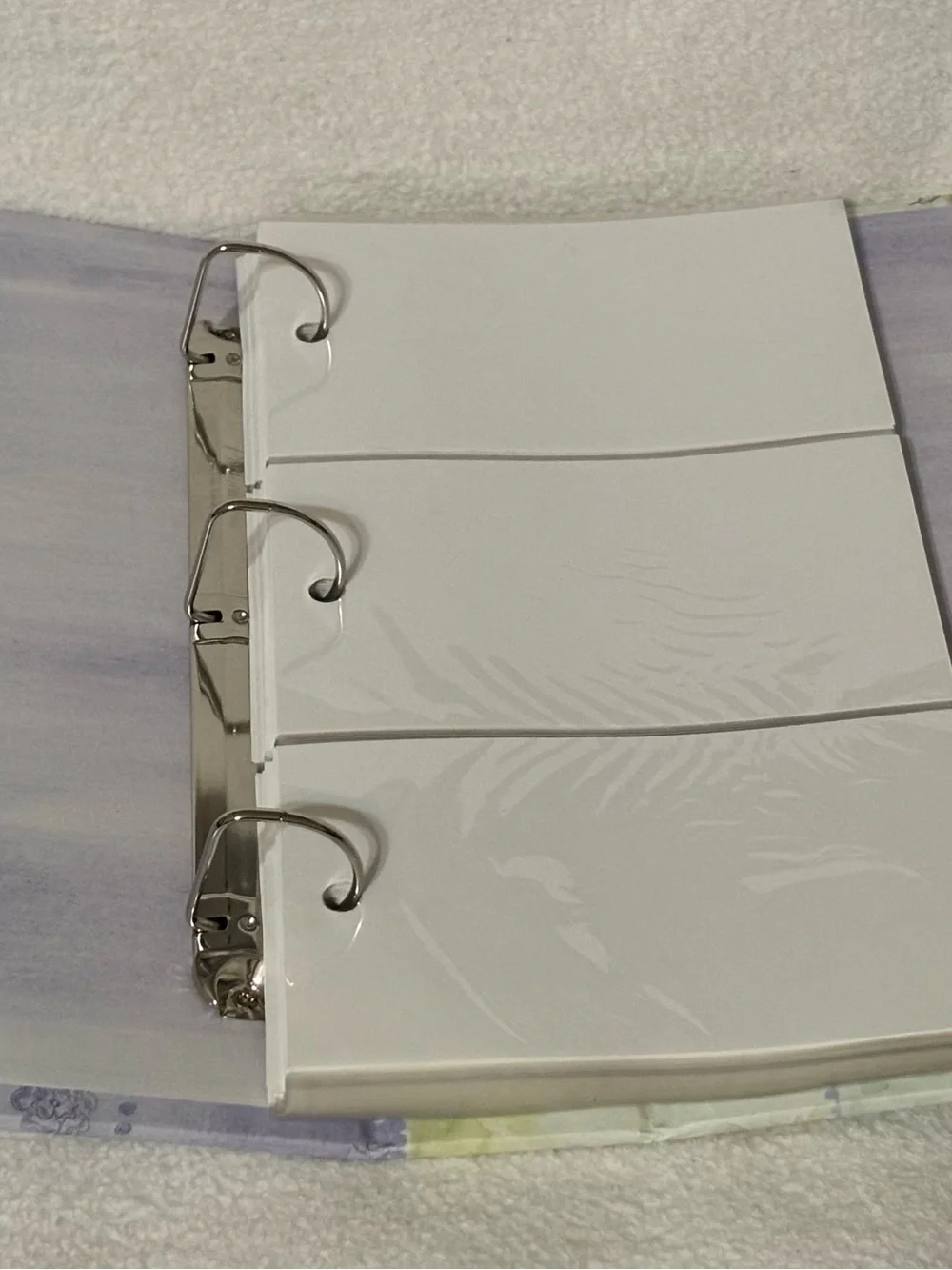 Lavender 3 rings photo album 300 pocket hold 4x6 photo